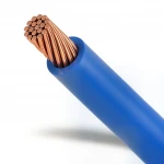 سلك مجدول 1.5 ملي 450/750 فولت، موصل نحاس عزل PVC لون ازرق | نحاسكم العالمية