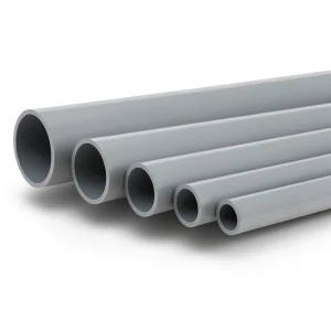 UPVC Pipes Nominal Pressure 10 Bar Outside Diameter 160 mm Thickness 7.7 mm Gray
