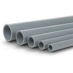 UPVC Pipes Nominal Pressure 10 Bar Outside Diameter 180 mm Thickness 8.6 mm Gray