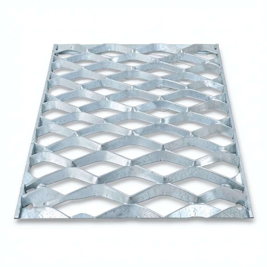 Galvanized Steel Expanded Metal Mesh Thickness 2.7 mm Width 1.22 m Length 7 m