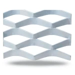 Galvanized Steel Expanded Metal Mesh Thickness 2.3 mm Width 1.22 M Length 5 M