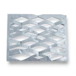 Galvanized Steel Expanded Metal Mesh Thickness 2.3 mm Width 1.22 m Length 1 m
