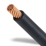 25mm Copper Stranded Electric Wire 450/750 volts, PVC Insulation, Black Color