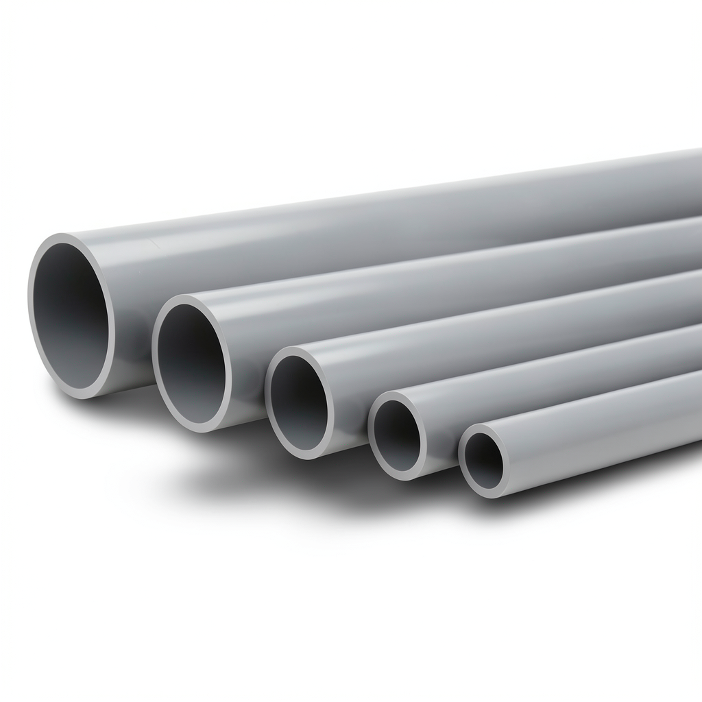 UPVC Pipes Nominal Pressure 10 Bar 400 mm Thickness 19.1 mm Gray