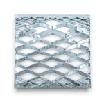 Galvanized Steel Expanded Metal Mesh Mazyoon Thickness 2.3 mm Width 1.22 m Length 3 m