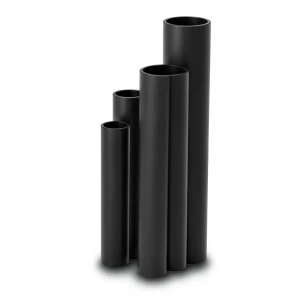 أنابيب HDPE نسبة الأبعاد القياسية 17.6 قطر خارجي 400 مم سمك 22.7 مم لون أسود