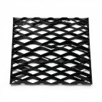 Hot Rolled (Black) Steel Expanded Metal Mesh  [Mazyoon] Thickness 3.8 mm Width 2.44  meter Length 3 meter | Bait Al Tatawor Company