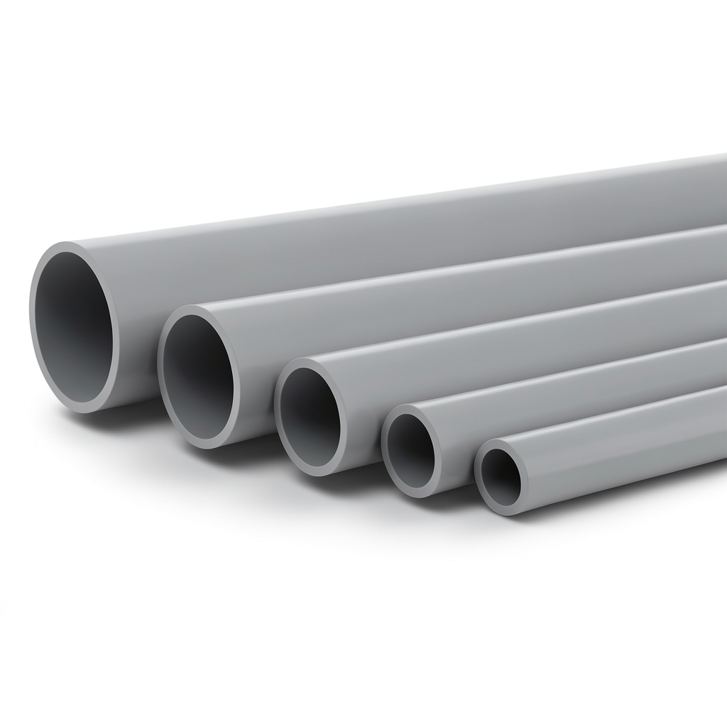 UPVC Pipes Pressure 16 Bar Outside Diameter 40 mm Thickness 3 mm Gray