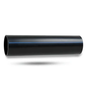 أنابيب HDPE نسبة الأبعاد القياسية 17.6 قطر خارجي 450 مم سمك 25.5 مم لون أسود