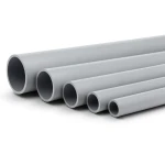 UPVC Pipes 16 Bar Pressure 50 mm Diameter 3.7 mm Thickness Gray