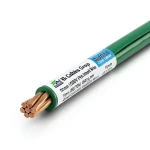 سلك مجدول نحاس 10 ملي 450/750 فولت، عزل PVC لون اخضر | مجموعة كابلات الرياض