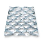 Galvanized Steel Expanded Metal Mesh Thickness 2.3 mm Width 1.22 m Length 7 m
