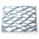 Galvanized Steel Expanded Metal Mesh  [Mazyoon] Thickness 3 mm Width 2.44  M Length 1 M | Bait Al Tatawor Company