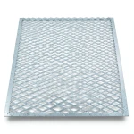 Galvanized Steel Expanded Metal Mesh Thickness 2.7 mm Width 1.22 M Length 1 M