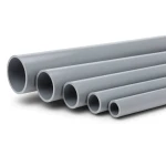 UPVC Pipes Nominal Pressure 10 Bar Outside Diameter 200 mm Thickness 9.6 mm Gray