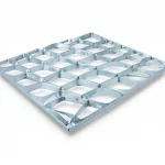 Galvanized Steel Expanded Metal Mesh  [Mazyoon] Thickness 3 mm Width 2.44  meter Length 4 M | Bait Al Tatawor Company