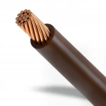 50 sq mm Stranded Wire, Copper Conductor 450/750V, PVC Insulation, Brown Color | Nohascom Factory