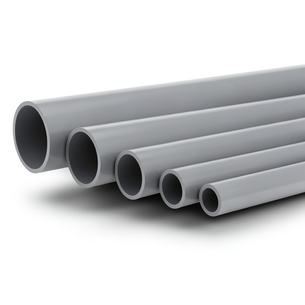 UPVC Pipes Nominal Pressure 10 Bar 400 mm Thickness 19.1 mm Gray