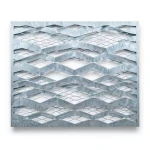 Galvanized Steel Expanded Metal Mesh Thickness 2.7 mm Width 1.22 M Length 5 M