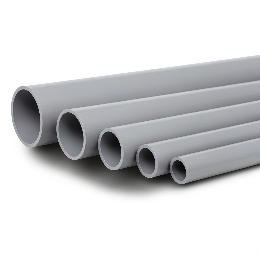 UPVC Pipes Nominal Pressure 16 Bar Outside Diameter 25 mm Thickness 1.9 mm Gray