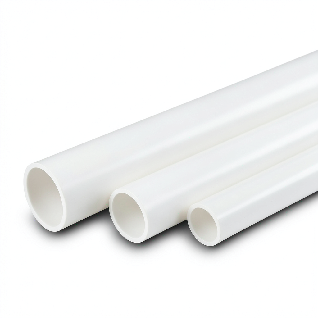 أنابيب UPVC مقاس 3 أنش سمك 6.58 مم SDR 13.5 قطر خارجي 88.9 مم أبيض