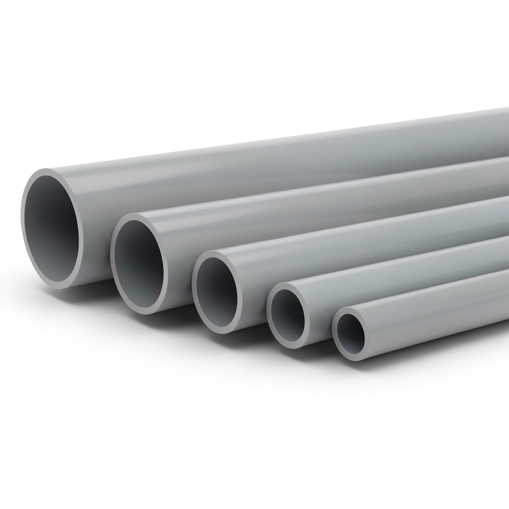 UPVC Pipes Pressure 16 Bar Outside Diameter 40 mm Thickness 3 mm Gray