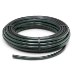 HDPE Plastic Coil Pipe Nominal Pressure 15.7 Bar PE63 25 mm SDR 6 Black with Green Stripes