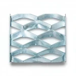 Galvanized Steel Expanded Metal Mesh  [Mazyoon] Thickness 4.8 mm Width 2.44  meter Length 2 meter | Bait Al Tatawor Factory