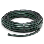 HDPE Plastic Coil Pipe Nominal Pressure 15.7 Bar PE 63 OD 63 mm SDR 6 Black with Green Stripes