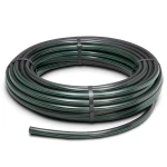 HDPE Plastic Coil Pipe Nominal Pressure 15.7 Bar PE63 25 mm SDR 6 Black with Green Stripes