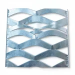 Galvanized Steel Expanded Metal Mesh  [Mazyoon] Thickness 5.8 mm Width 2.44  meter Length 2 meter | Bait Al Tatawor Company