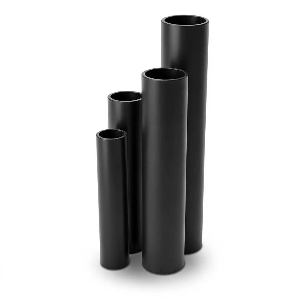مواسير HDPE SDR 11 قطر خارجي 25 مم سمك 2.3 مم لون أسود