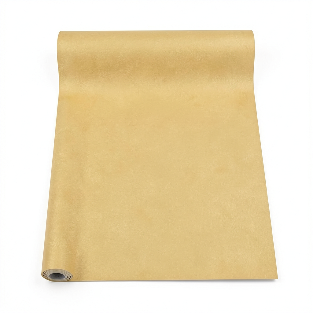 Italian Wallpaper Plain Design 10m x 0.53m, Golden Color, Model 33387