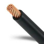 سلك نحاس مجدول 70 مم2 450/750 فولت عزل PVC لون اسود