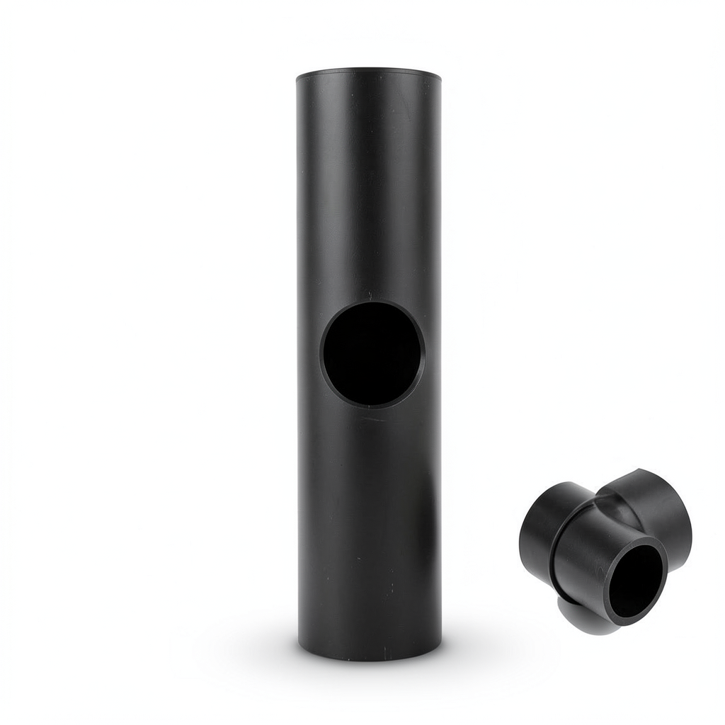 مواسير HDPE SDR 13.6 قطر خارجي 500 مم سمك 36.8 مم أسود