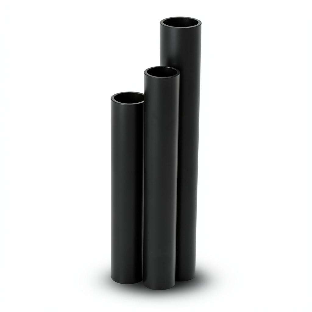 مواسير HDPE SDR 11 قطر خارجي 75 مم سمك 6.8 مم لون أسود