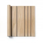 Holland wallpaper wood design 5m x 0.53m beige color, model 221003