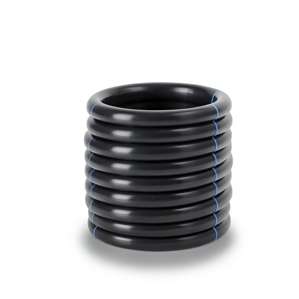 مواسير HDPE SDR 11 قطر خارجي 110 مم سمك 10 مم لون أسود