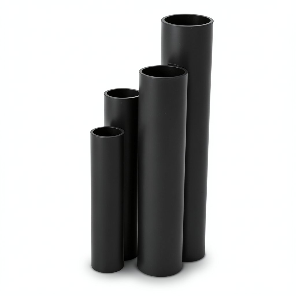 مواسير HDPE SDR 11 قطر خارجي 125 مم سمك 11.4 مم لون أسود