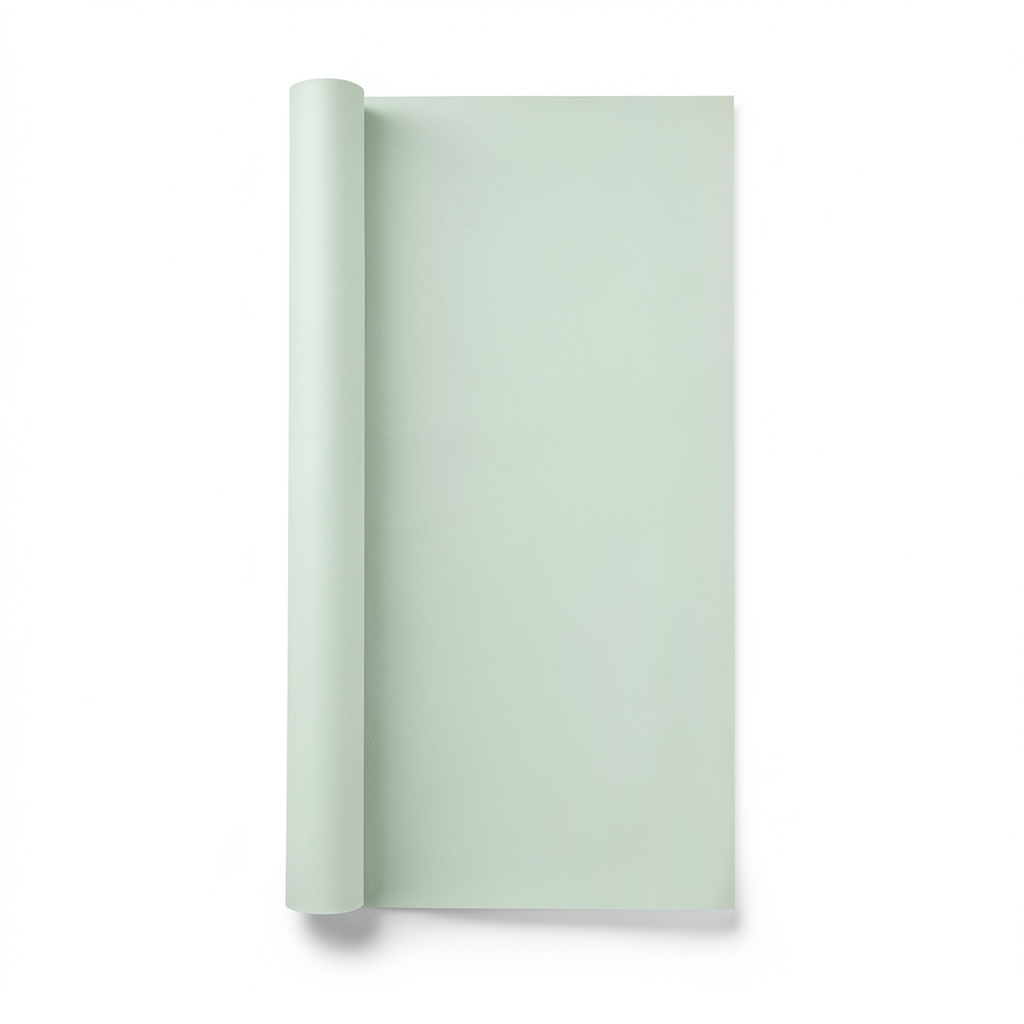 Dutch Plain Wallpaper 10m x 0.53m Pale Green, Model 17300