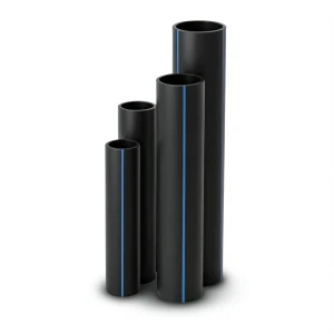 أنابيب HDPE نسبة الأبعاد القياسية 17.6 قطر خارجي 800 مم سمك 45.3 مم لون أسود