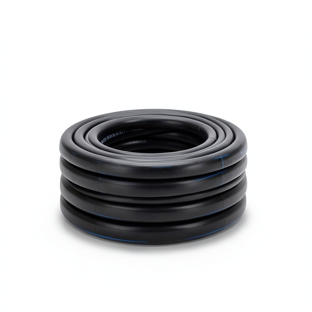 HDPE Pipes SDR 11 Outside Diameter 200 mm Thickness 18.2 mm Black