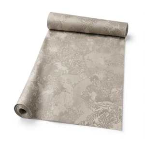 Italian Wallpaper Patterned Design Size 10mx1.06m Dark Beige