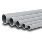 UPVC Pipes 16 Bar Pressure 75 mm OD 5.6 mm Thickness Gray