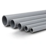 UPVC Pipes 16 Bar Pressure 125 mm Diameter 9.3 mm Thickness Gray