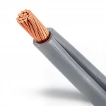 سلك مجدول نحاس مقاس 1.5 ملي، 450/750 فولت، عزل PVC رمادي | نحاسكم العالمية