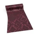 Italian Wallpaper Patterned Design Dark Red, Size 10m x 1.06m, Model 81749