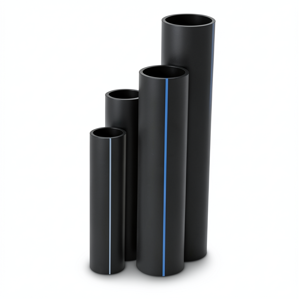 مواسير HDPE SDR 11 قطر خارجي 75 مم سمك 6.8 مم لون أسود