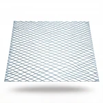 Galvanized Steel Expanded Metal Mesh  [Mazyoon] Thickness 3.8 mm Width 2.44  M Length 5 M | Bait Al Tatawor Factory