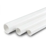 مواسير UPVC مقاس 0.5 أنش سمك 1.57 مم SDR 13.5 لون أبيض